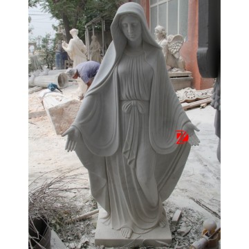 stone virgin mary statues with baby