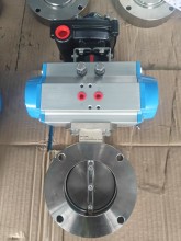 Pneumatic butterfly valve - Double eccentric