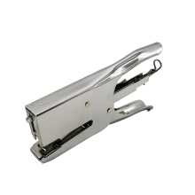 High Quality Custom Logo Office Desktop Metal Stapler - Silver Hand Plier Stapler (Engrapadora)" 

However, for better SEO and clarity, you might consider:

"Silver Metal Stapler with Custom Logo for Office Desk - Engrapadora