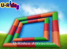 Colorful Big Inflatable Deep Pool / Blow Up Swimming Pools
