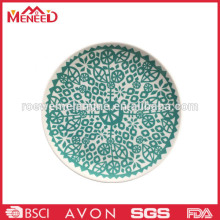 Full print 13'' melamine pizza plate/big pizza plate