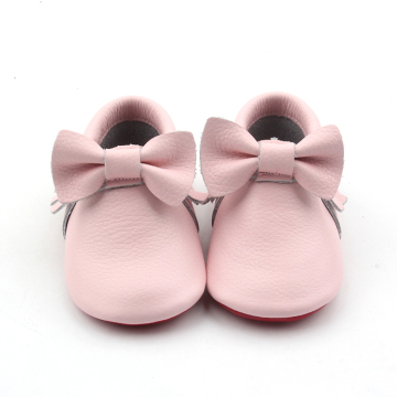 Leather Pink Baby Moccasins Baby Boots