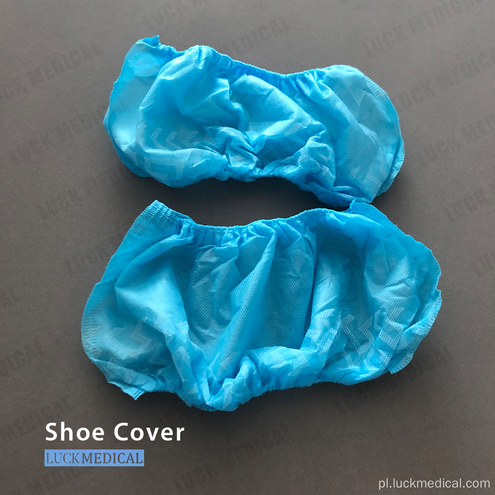 Jednorazowe sprężyste pokrywę buta w pomieszczenia