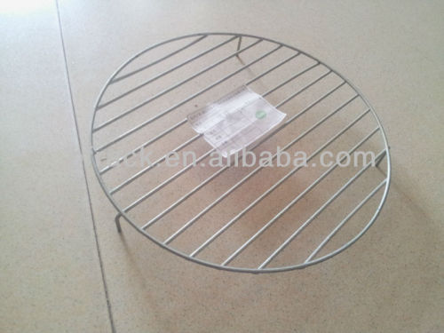 Metal silver round wire welded cooling rack