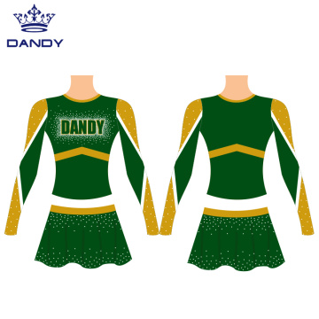 Hot Sale Cheerleader-uniform met volledige mouw