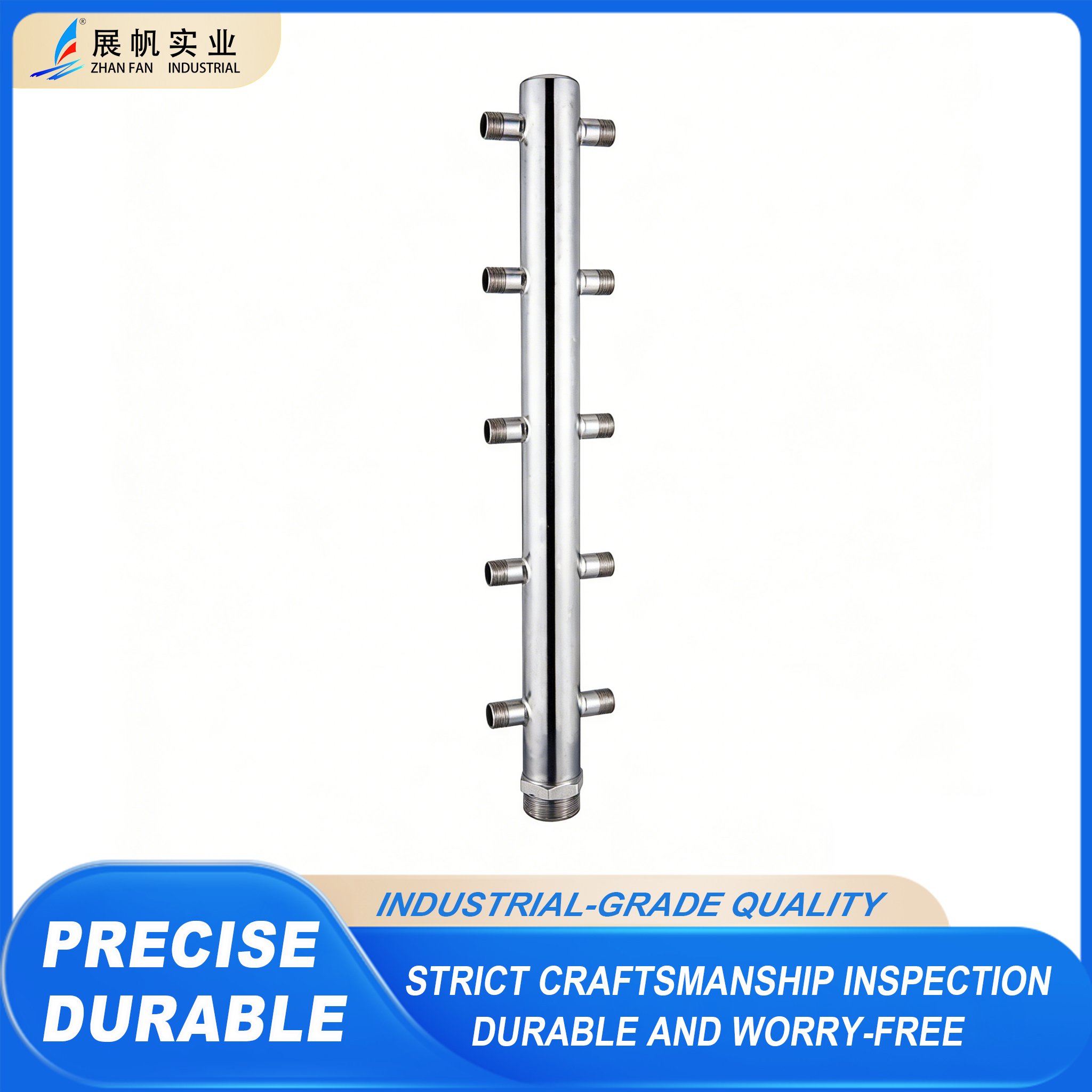 Коллекторы из высококачественной нержавеющей стали. High quality stainless steel manifolds