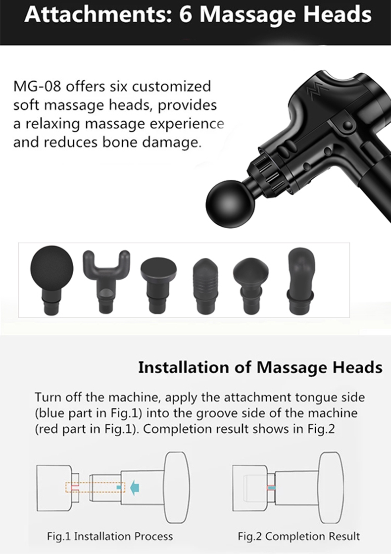 Fascia gun muscle relaxation massager massage grab electric physiotherapy instrument relieve muscle massage relax shock gun