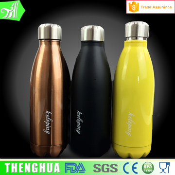 double wall stainless steel water bottle, insulated water bottle stainless steel