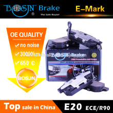 Non -dusty auto brake pads D374 for car