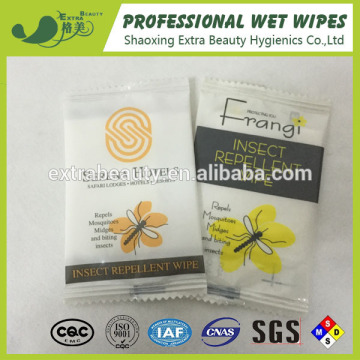 Mosquito repellent wet wipes