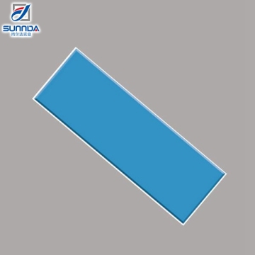 newest desiging sky blue shiny surface ceramic wall decorative tiles with Indian price 100x300mm