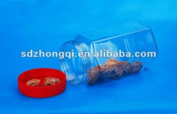 round plastic food container with screw cap