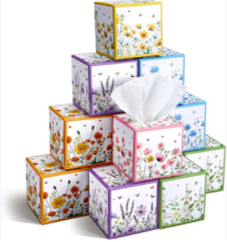 OEM Wholesale 2ply VirginPulp Cube Box Facial Tissue