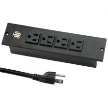 US 4-Outlets Power Unit With USB