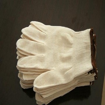 cotton string knitted gloves/cotton working gloves