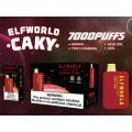 Прибыл эльф Слово Caky 7000 Puffs Одноразовые