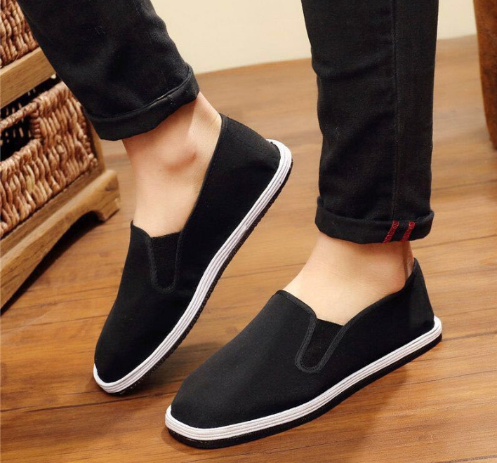 Comfortable and durable old Beijing cloth shoes with tire soles high quality fashion  sneaker men shoes