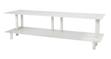 modern and fashion white glass TV shelf steel TV table modern led tv stand