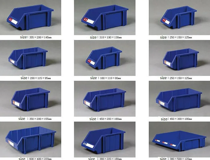 Plastic Stackable Storage Box for Industrial Spare Parts