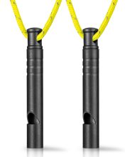 Titanium Emergency Whistle 120db Safety Whistle with Lanyard for Hiking and Survival