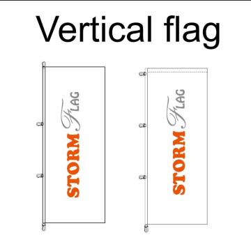 Custom Vertical Polyester Flags