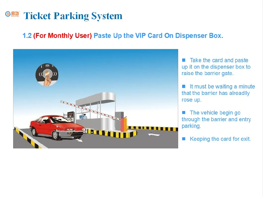 Outdoor Parking Lot Parking Guidance Automatic Parking Ticketing System