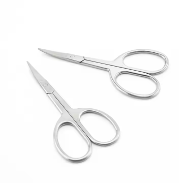 Makeup Beauty Scissors Eyelash Trimmer Eyebrow Nose Hair Scissors Manicure Nail Trimmer Oval Handle