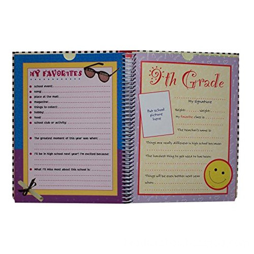 School Memories Keepsake Photo Album Scrapbook 