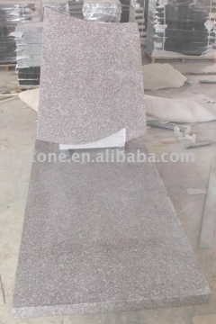 crystal flat stone monument gravestone