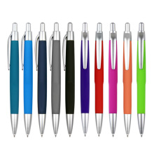 Custom Logo Soft Touch Plastic Ball Point Pen - Wholesale Promotional Pens