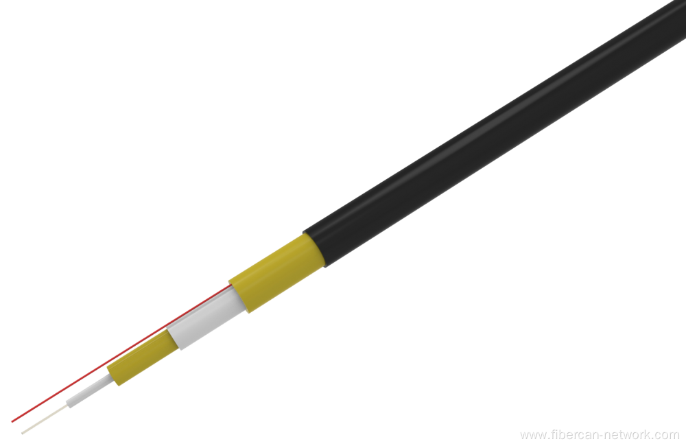 Dual Jacket Fiber Optic Drop Cable