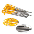 Alta resistência e ultralight camping titanium tent peg