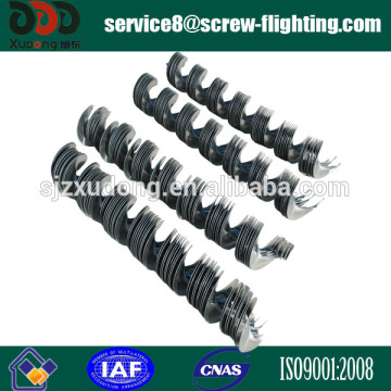 carbon steel screw flight machinery, continuous flight auger