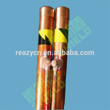 Ion high corrosion resistance grounding electrode rod / earth electrode rod manufacturer