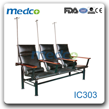 IC303 hospital infusion chairs with leather reclining hospital chairs