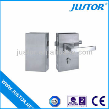 high security glass center lock