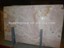 new pink onyx marble tile slab