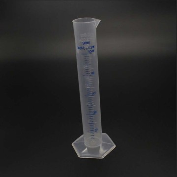 Measuring Cylinder Plastic Graduated Laboratory Lab Test Container Tube