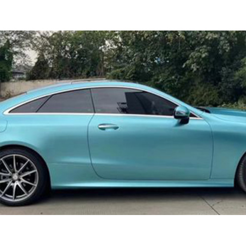 Satynowy Metallic Lake Blue Car Wrap