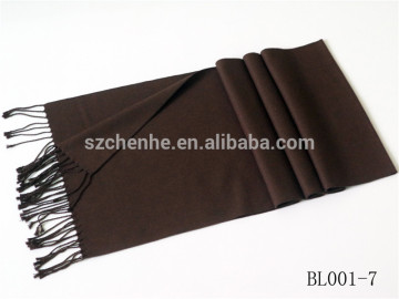 Silk Long Fringed Scarf