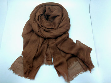 Multi Color Worsted Solid Wool Scarf for Men