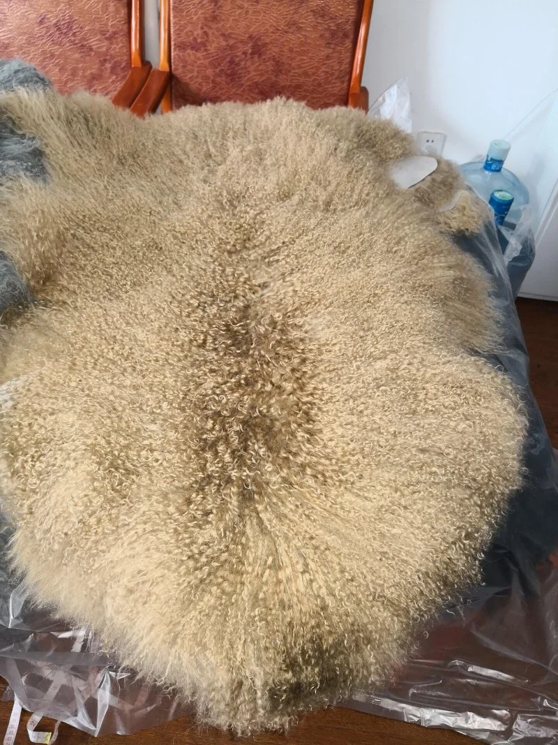 Dyed Tibetan Sheepskin Blanket Wholesale