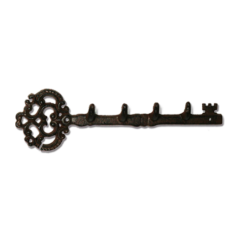 Cast iron key hook