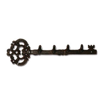 Cast iron key hook