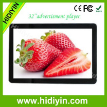 32inches internet management lcd media wifi advertising player