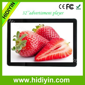 32inches internet management lcd media wifi advertising player