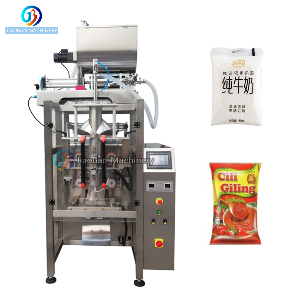 JB-420J Automatic Alcohol/Liquid Yogurt Filling Packaging and Sachet Packing Machine