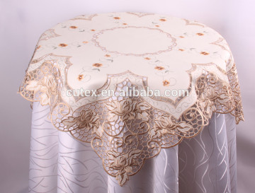 floral tablecloths for party in satin