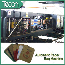 Système automatisé de flux de matériaux pour la production de sacs en papier à plusieurs faces