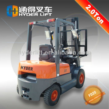 2014 new 2t diesel powered forklift truck